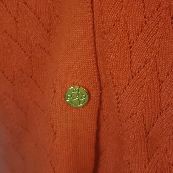 NWT Red S/S Draper James RSVP Cardigan - Picture 6 of 9